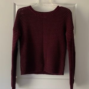 Crochet Purple Aeropostale Sweater